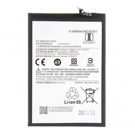 - BN56 Xiaomi Battery 5000mAh (OEM)