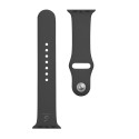 Tactical - Tactical 456 Silicon Strap for Apple Watch 1/2/3/4/5/6/7/8/9/SE 38/40/41mm Black