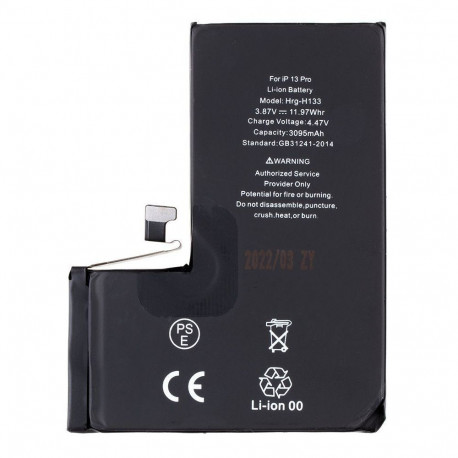 - Battery for iPhone 13 Pro 3095mAh Li-Ion (Bulk)
