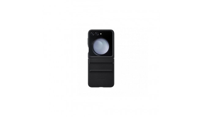 Samsung - EF-VF731PBE Samsung Leather Cover (Eco) for Galaxy Z Flip 5 Black