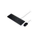Asus U2000 Keyboard and Mouse Set, Wired, Mouse included, EN, Black