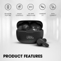 JBL Wave 200 True Wireless TWS Bluetooth H-Res Sound Peakõrvaklapid koos mikrofoni ja laadimisümbrik