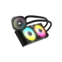 CPU Cooler - Corsair NAUTILUS 240 RS ARGB Liquid Cooler Black