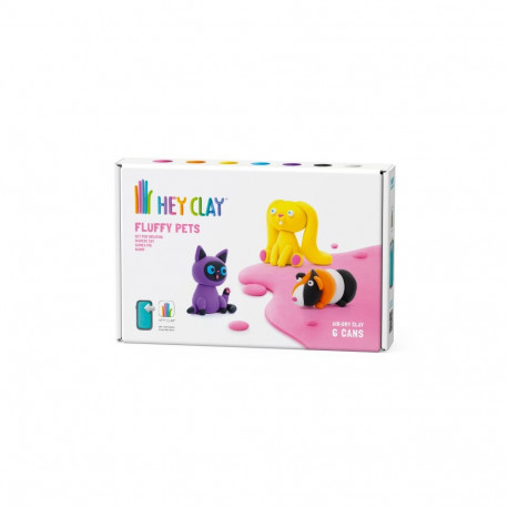 HEY CLAY voolimismass 6 tk: karvaste loomade valik