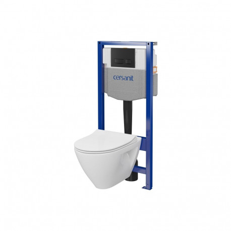 WC komplekt S701-756 raamiga + must matt nupp