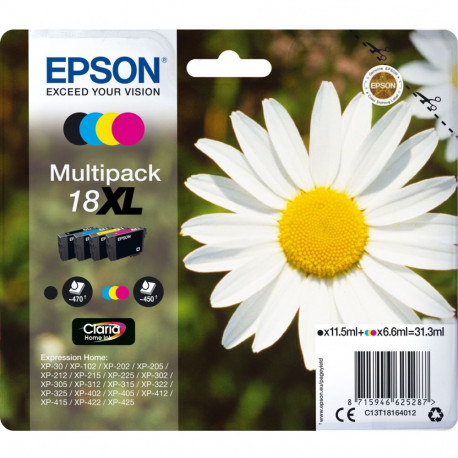 Epson Claria Home XL Multipack T 181 BK/C/M/Y            T 1816