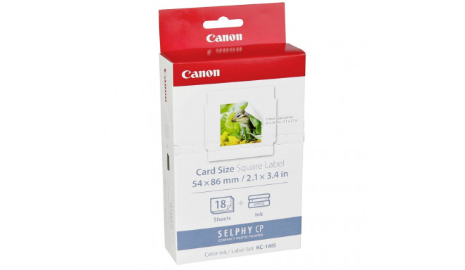 Canon KC-18 IS kleebis 50x50 mm