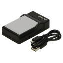 Duracell Charger with USB Cable for DR9686/Li-50B/Pentax D-Li92