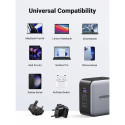 UGREEN USB-A+2*USB-C 65 W GaN Ülemaailmne Reisi Kiirlaadija