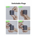 UGREEN USB-A+2*USB-C 65W GaN Worldwide Travel Fast Charger