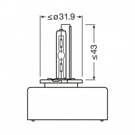 D5S Xenarc 25W PK32D-7 1tk