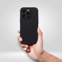 Case SILICONE 2mm for IPHONE 15 Pro compatible with MagSafe black