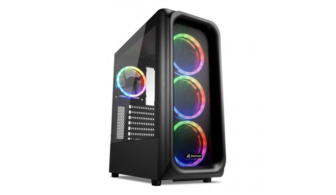 "Midi Sharkoon TK5M RGB Black"