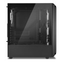 "Midi Sharkoon TK5M RGB Black"