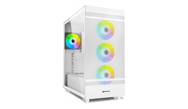 "Midi Sharkoon Rebel C50 RGB White"