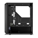 "Midi Sharkoon TK5M RGB Black"