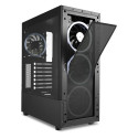 "Midi Sharkoon TK5M RGB Black"