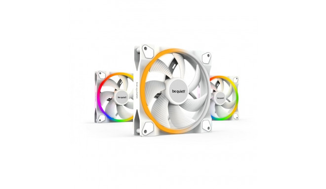 "140mm be quiet! LIGHT WINGS White PWM Triple-Pack"