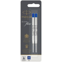 "PARKER Kugelschreibermine QUINKflow 2er M Blau Blister"