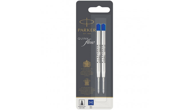 "PARKER Kugelschreibermine QUINKflow 2er M Blau Blister"