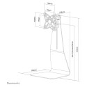 "NEOMOUNTS FPMA-D800 Desk Mount Stand Flatscreen 25.4-68.58cm 10-27Zoll 10kg VESA 75x75/100x100mm dr