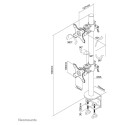 "Tischhalterung für zwei Flachbildschirme bis 27"" (69 cm) 6KG FPMA-D700DV Neomounts"