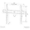 "Wandhalterung für 40-82"" Bildschirme 70KG WL30S-850BL16 Neomounts"