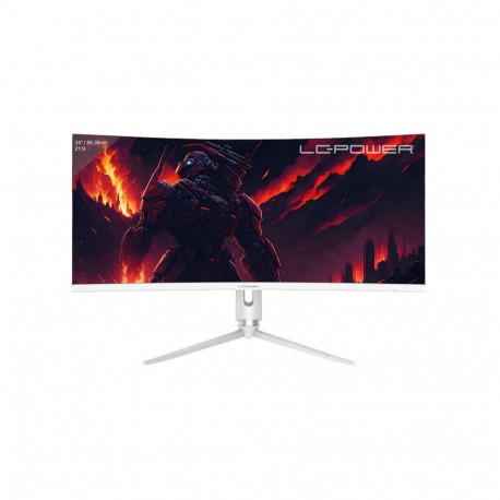 "LC-Power 86.36cm (34"") LC-M34-Q-C-PRO DP+HDMI+USB-A/-C+RJ45"