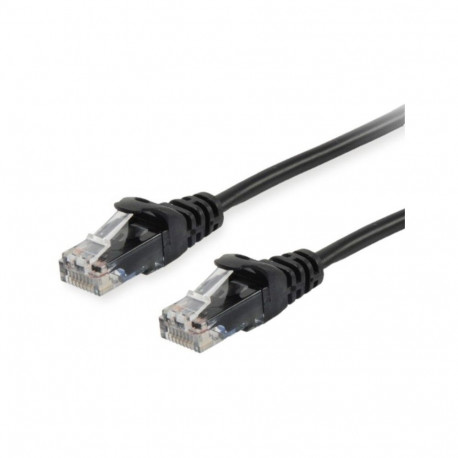 "Equip Patchkabel Cat6 U/UTP 2xRJ45 0.50m schwarz Polybeutel"