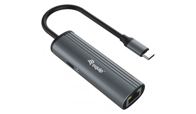 "Equip Dock USB-C->GbE.100WPD3.0 15cm gr"