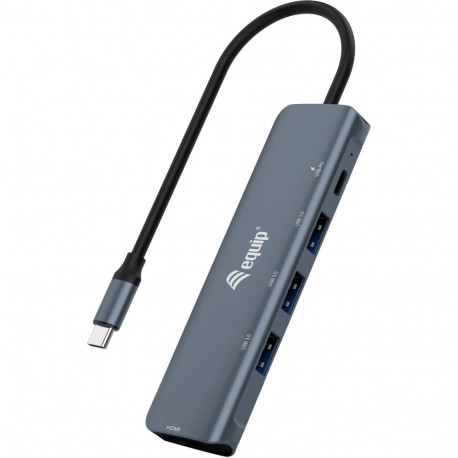 "Equip Dock USB-C->HDMI.3xUSB3.0.100WPD 25cm gr"