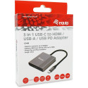"Equip Dock USB-C->HDMI.USB-A.100WPD 25cm gr"