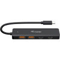 "Equip USB-Hub 4-Port 3.2/C->2xUSB-C 2xUSB-A 10Gbps o.Netz.sw"