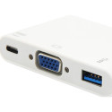 "Equip Dock USB-C->VGA.USB3.0.60WPD 15cm ws"