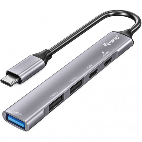 "Equip Dock USB-C->1xUSB-C.1xUSB3.0.2xUSB2.0.100WPD 15cm si"