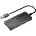 "Equip USB-Hub 4-Port 3.2 ->4x3.0 +USB-C Adp.5Gbps o.Netz.sw"
