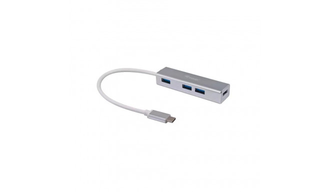 "Equip USB-Hub 4-Port 3.2/C->4x3.0 5Gbps o.Netzteil si"