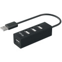 "Equip USB-Hub 4-Port 2.0 ->4x2.0 480Mbps o.Netzteil sw"