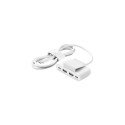 "Belkin 4-Port USB-Splitter 2x USB-C, 2xUSB-A, max.30 W, weiss"