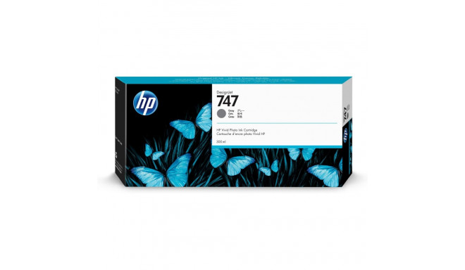 "HP 747 300-ml Gray Ink Cartridge"