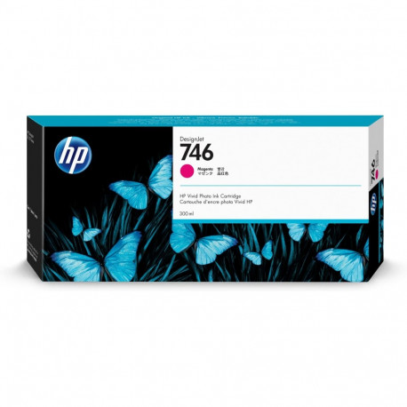 "HP 746 300-ml Magenta Ink Cartridge"