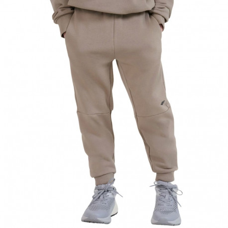 Spodnie dla chłopca 4F CAS M1103 beżowe 4FJWSS25TTROM1103 83S  122cm
