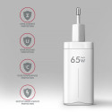 ACU-DPQ65W GaN 3xport seinalaadija 65W valge