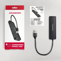 HUE-C1A HUB 4-pordiline USB 3.2 Gen 1 19 cm kaabel