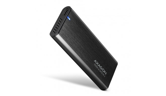 Axagon väline USB-C 3.2 Gen 2 metallist karp M.2 NVMe & SATA SSD kettale, kruvivaba