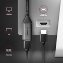 AXAGON RVC-HI2M USB-C–HDMI 2.0 adapter 4K/60Hz alumiiniumist – 25 cm AXAGON RVC-HI2M USB-C–HDMI 2.0 adapter 4K/60Hz alumiiniumist – 25 cm