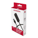 AXAGON HUE-M1AL mini USB-A-hub 4x USB-A 3.2 Gen 1 hõbedane - 1,2 m