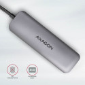AXAGON HMC-5 USB-C-hub 2x USB-A HDMI 2x USB-C 3.2 Gen 1 1x SD 1x microSD hõbedane