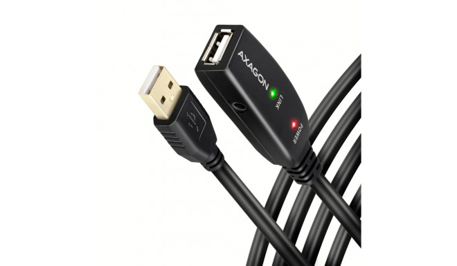 aktiivne USB 2.0 A-M A-F pikenduskaabel 10 m pikk. toiteallika võimalus