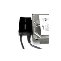 Axagon SATA USB 3.0 tasku + toiteallikas must (ADSA-FP3)